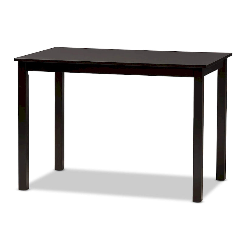 Ensemble de salle à manger 5 pièces contemporain gris/marron pour 4 personnes