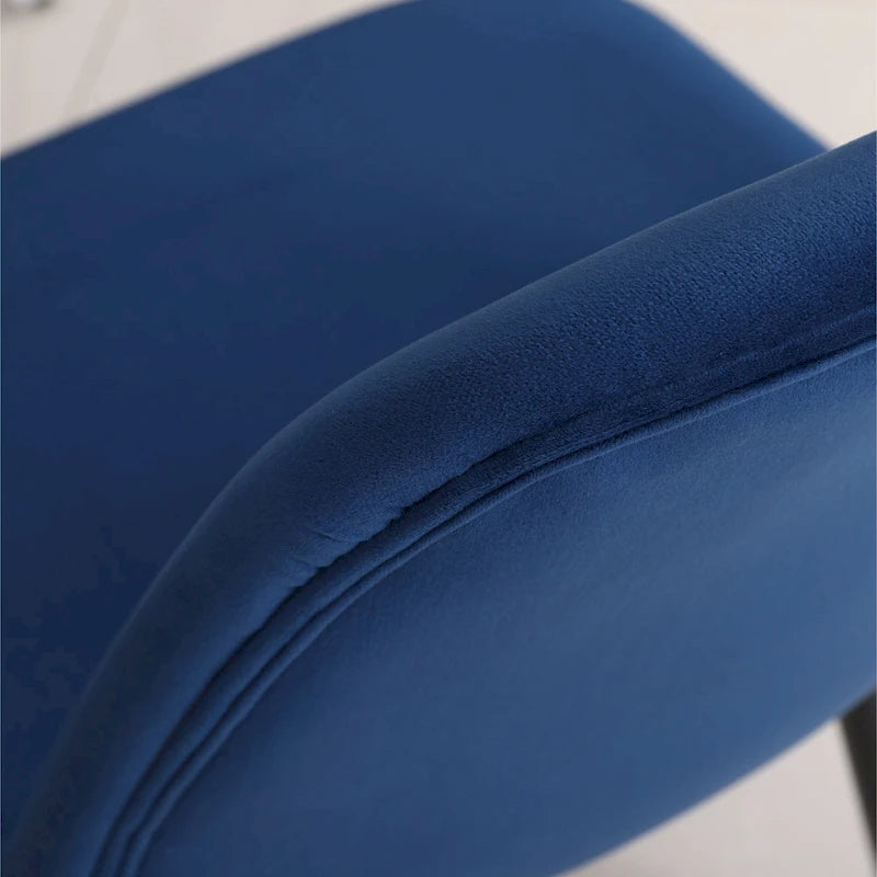 Ensemble de salle à manger rond 5 pièces avec chaises en velours, 4 places – Rose / Vert / Gris / Bleu