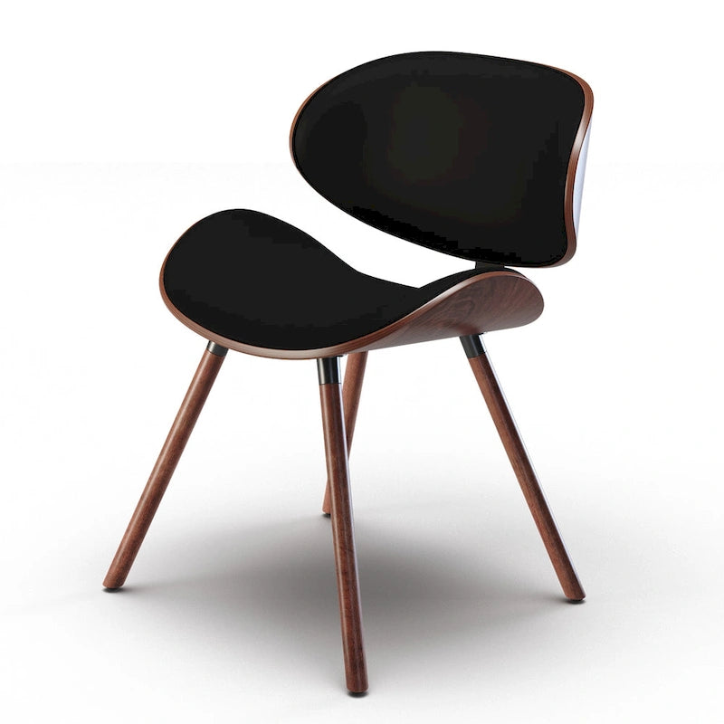 Chaise de salle à manger moderne du milieu du siècle, rembourrée, plusieurs couleurs, vendue à l'unité