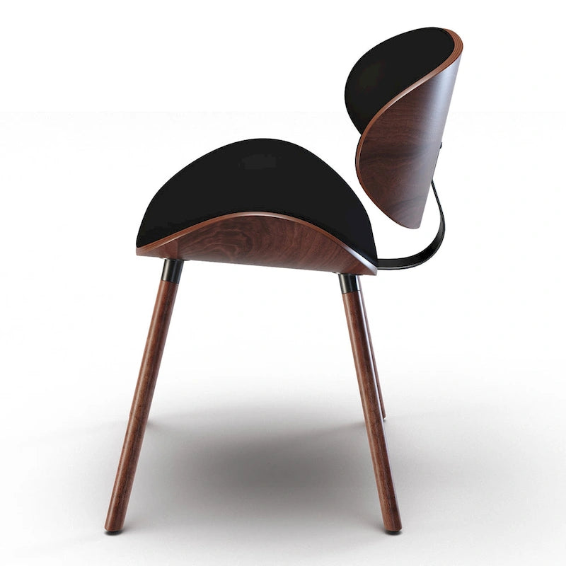 Chaise de salle à manger moderne du milieu du siècle, rembourrée, plusieurs couleurs, vendue à l'unité
