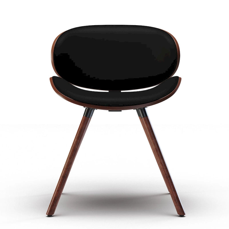 Chaise de salle à manger moderne du milieu du siècle, rembourrée, plusieurs couleurs, vendue à l'unité