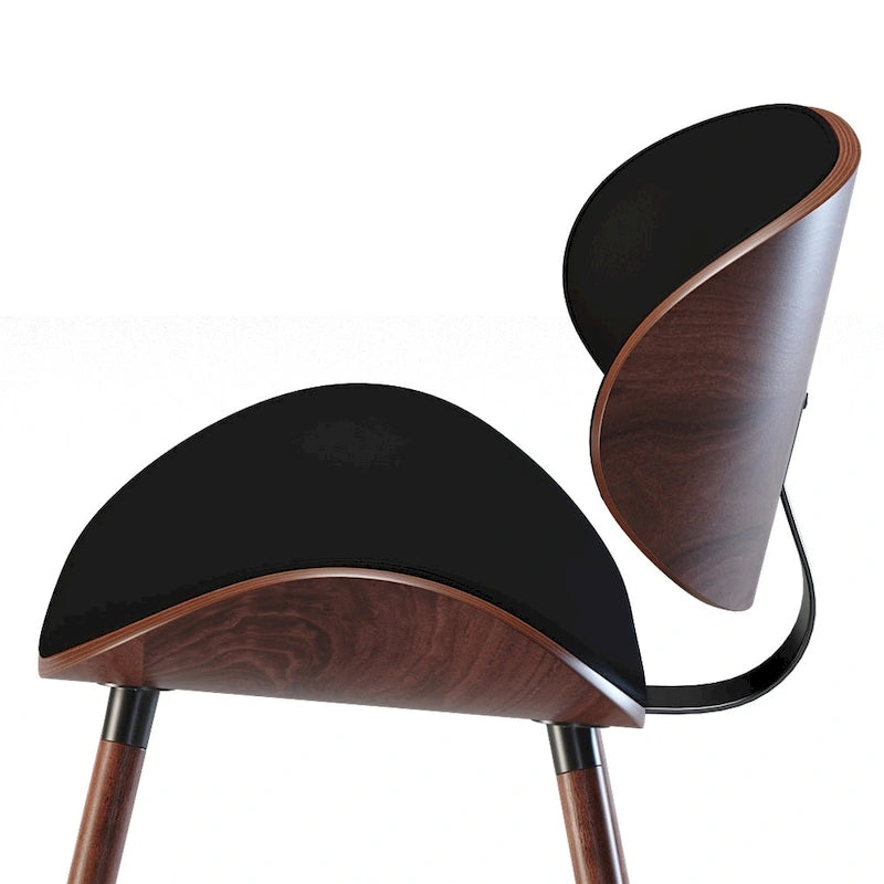 Chaise de salle à manger moderne du milieu du siècle, rembourrée, plusieurs couleurs, vendue à l'unité