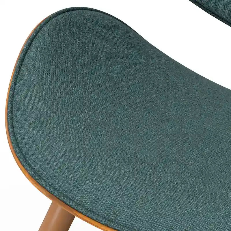 Chaise de salle à manger moderne du milieu du siècle, rembourrée, plusieurs couleurs, vendue à l'unité
