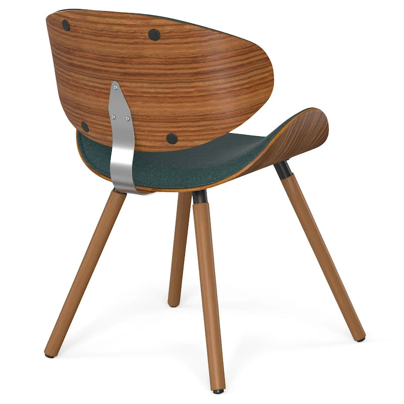 Chaise de salle à manger moderne du milieu du siècle, rembourrée, plusieurs couleurs, vendue à l'unité