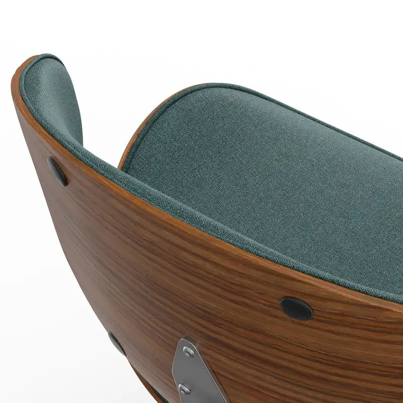 Chaise de salle à manger moderne du milieu du siècle, rembourrée, plusieurs couleurs, vendue à l'unité