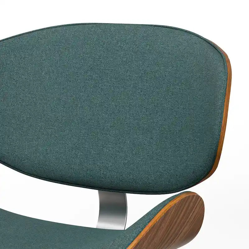Chaise de salle à manger moderne du milieu du siècle, rembourrée, plusieurs couleurs, vendue à l'unité