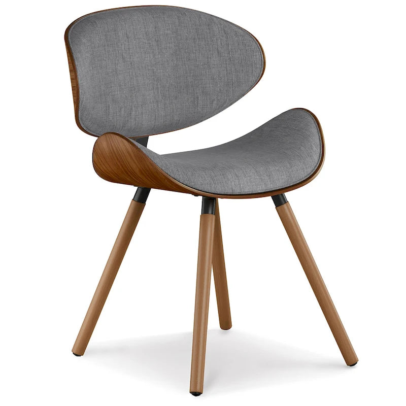 Chaise de salle à manger moderne du milieu du siècle, rembourrée, plusieurs couleurs, vendue à l'unité