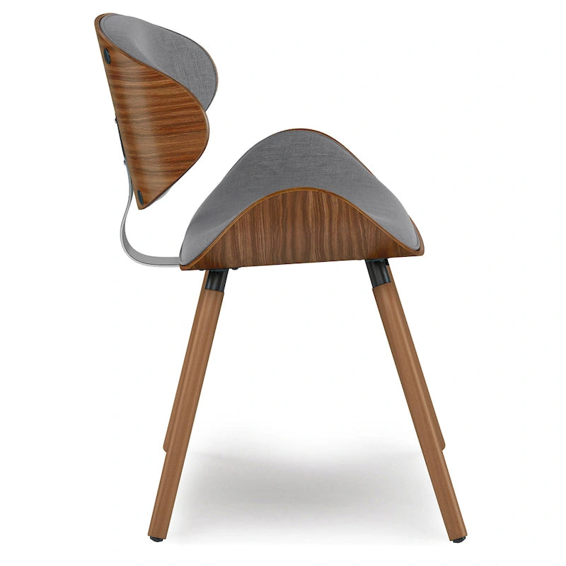 Chaise de salle à manger moderne du milieu du siècle, rembourrée, plusieurs couleurs, vendue à l'unité