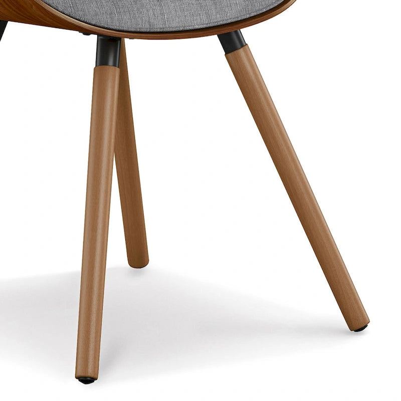 Chaise de salle à manger moderne du milieu du siècle, rembourrée, plusieurs couleurs, vendue à l'unité