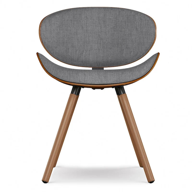 Chaise de salle à manger moderne du milieu du siècle, rembourrée, plusieurs couleurs, vendue à l'unité