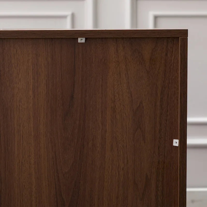 Meuble buffet à 3 tiroirs, marron / blanc antique, 2 options de couleurs