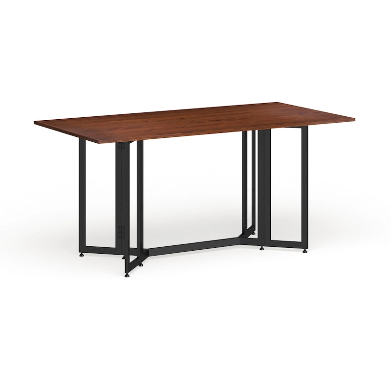 Console extensible noire pour 4 à 6 personnes