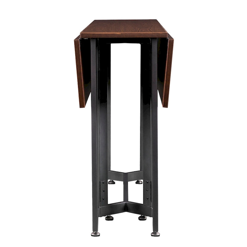 Console extensible noire pour 4 à 6 personnes