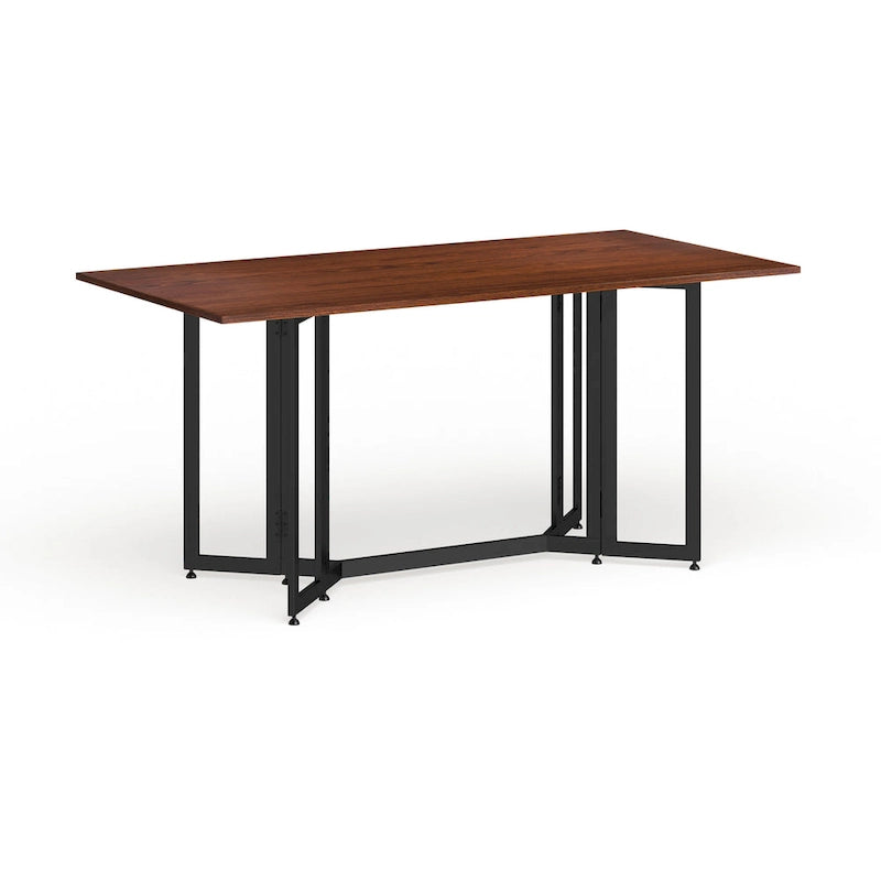 Console extensible noire pour 4 à 6 personnes