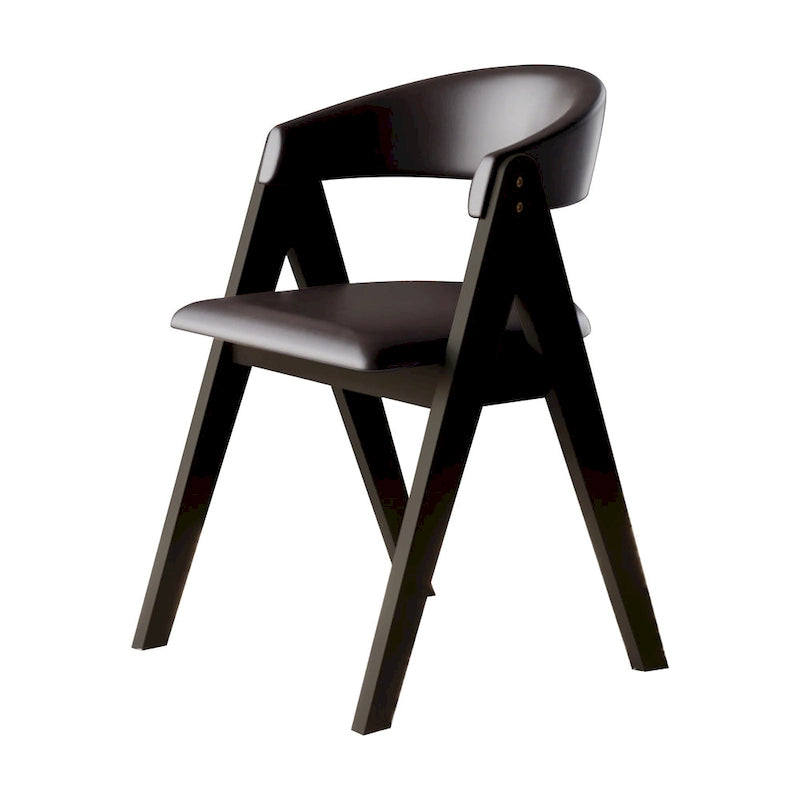 Ensemble de salle à manger noir transformable avec abattants pour 5 personnes