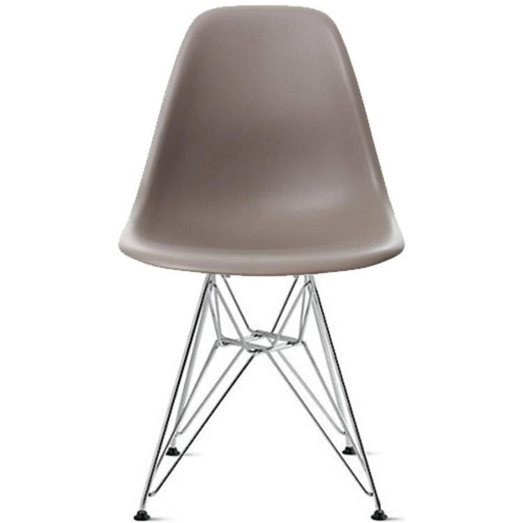 Chaise d'appoint verte à coque moulée, pieds chromés, style rétro, 1 place