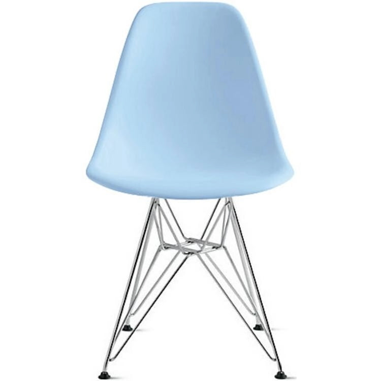 Chaise d'appoint verte à coque moulée, pieds chromés, style rétro, 1 place
