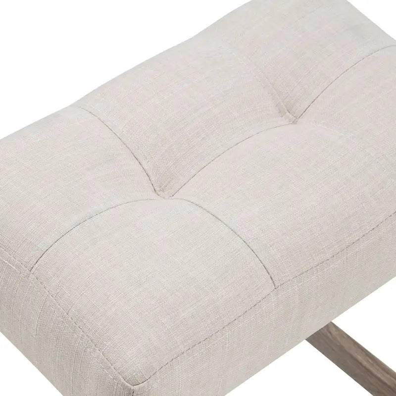 Ensemble table de bar et 6 tabourets rembourrés gris foncé/crème – 2 tables et 6 tabourets de bar rembourrés