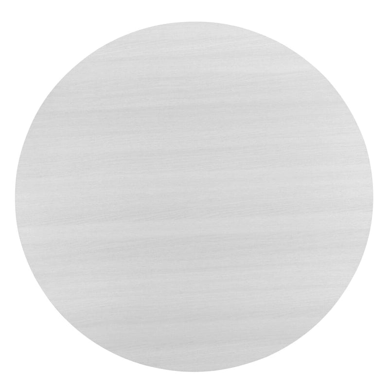 Ensemble de salle à manger rond 5 pièces en velours gris/bleu/vert/rose pour 4, piètement tréteau